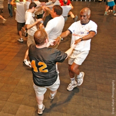 Square dancers at an IAGSDC convention